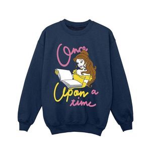 Beauty And The Beast Girls Once Upon A Time Belle Sweatshirt / Navy Blue
